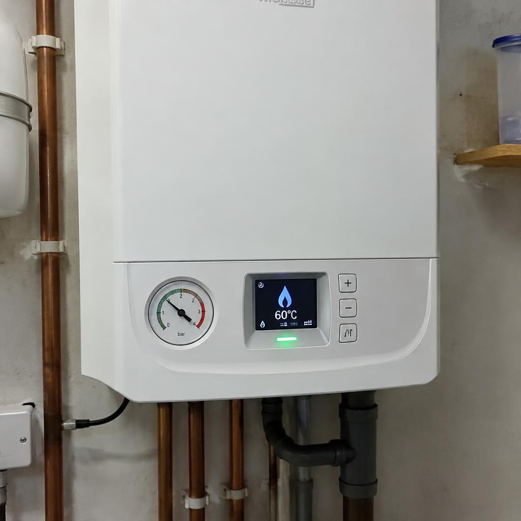 Repaired boiler running normally after London boiler repair service visit